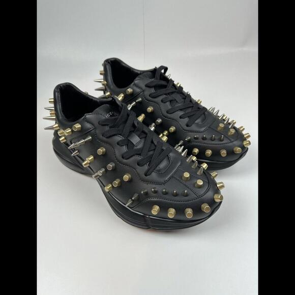 Gucci Studded Rython Sneakers - Picture 1 of 9